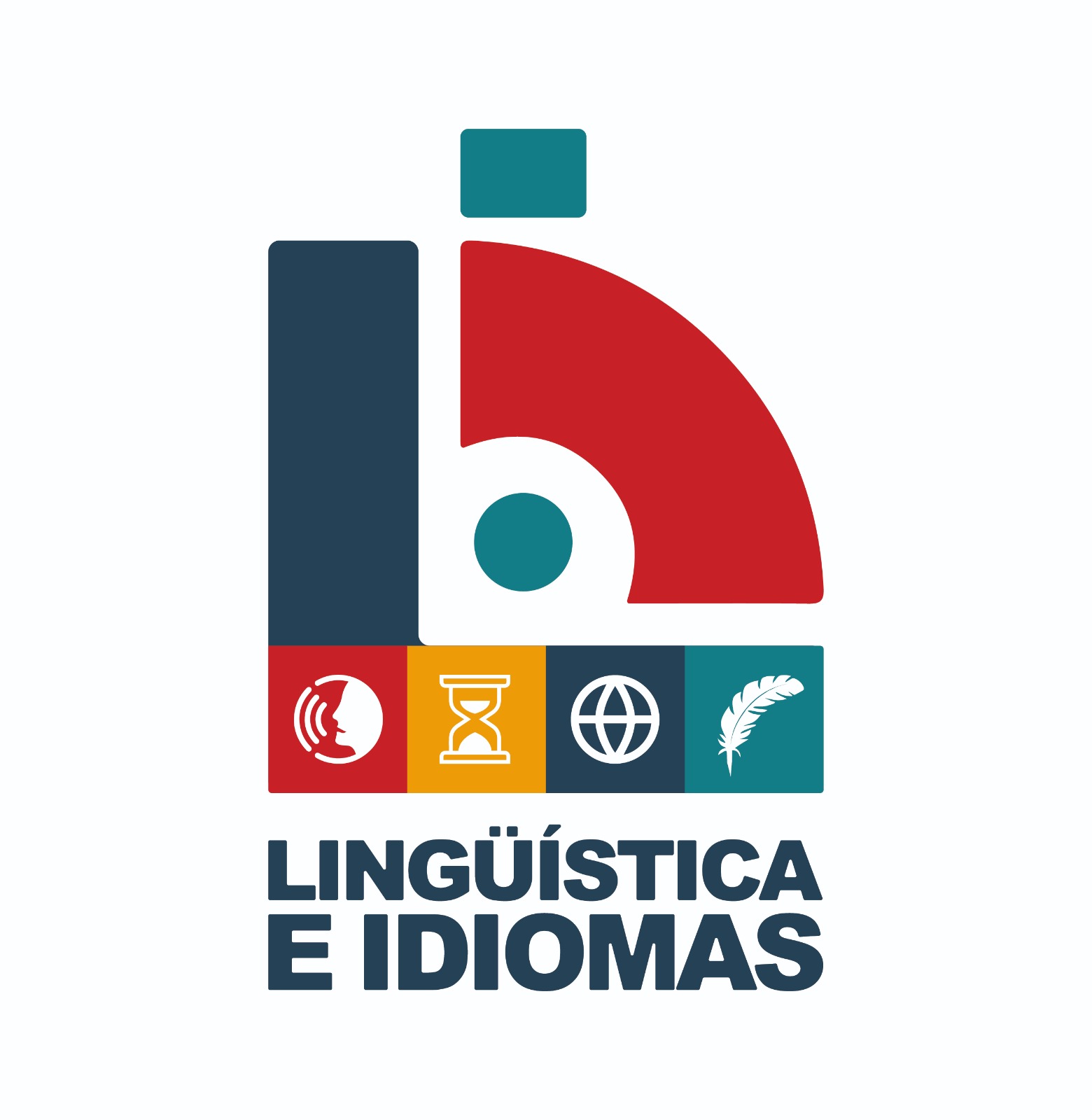 Lingüística e Idiomas · Logotipo institucional